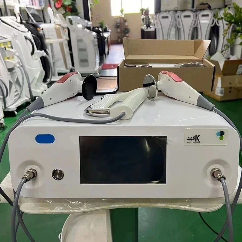 جهاز INDIBA لفقدان دهون الجسم بالعلاج بالتيكار يخترق 12 سم تحت 448 كيلوهرتز جهاز تيكار نظام العناية العميقة بالبشرة آلة RET CET #1