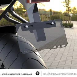 Electric Car Acrylic License Plate Frame SPIRIT BEAST Is Suitable for Calf Rear License Plate Holder Tail Plate Frame Beujing