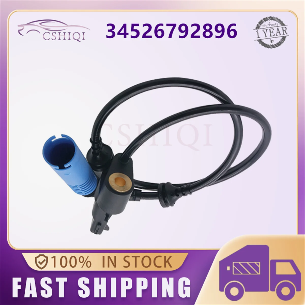 34526792896 34526792897 Sensor de velocidad de rueda delantera izquierda derecha ABS para BMW 320i 323ci 325ci 328i 330xi M3 Z4 Z8 accesorios para automóviles