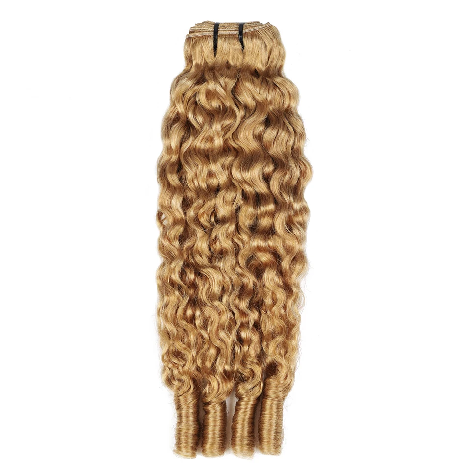 Phashion Birmano Rizado 1/3 Paquetes # 27 extensiones de tejido de cabello virgen crudo ondulado de color, cabello humano 100% rizado hinchable para mujeres, ofertas