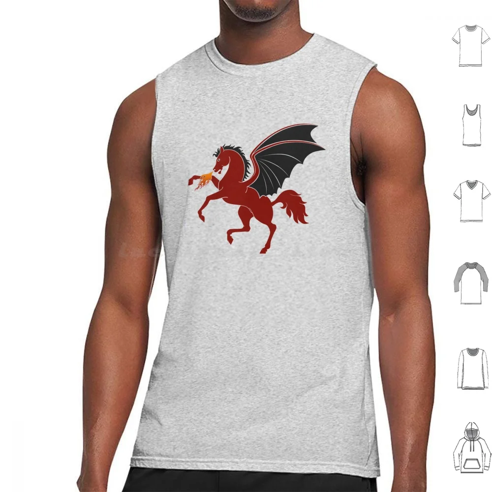 Bittersteel Personal Sigil Tank Tops Print Cotton House Stark Direwolf Sigil Heraldry Heraldic Stark Thrones Game Wolf