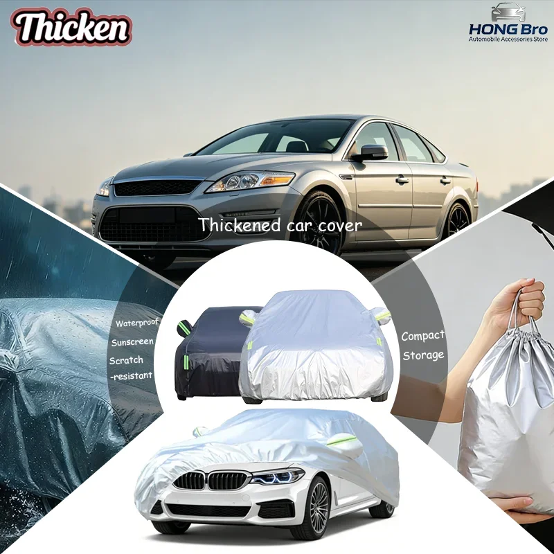 

Suitable for Ford Mondeo MK3 2001-2007 All Weather Oxford Car Cover Waterproof Anti Hail UV Windproof Snow Dust Outdoor Protecto