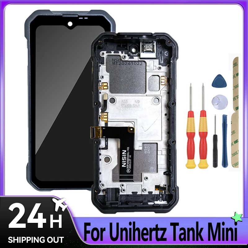 Für Unihertz 8849 Tank 2 Pro/Jelly Max/Jelly Star/Tank Mini/Tank 3/LCD-Display + Rahmen Komplette Montage für Mobiltelefon mit Werkzeugen – Detail 3