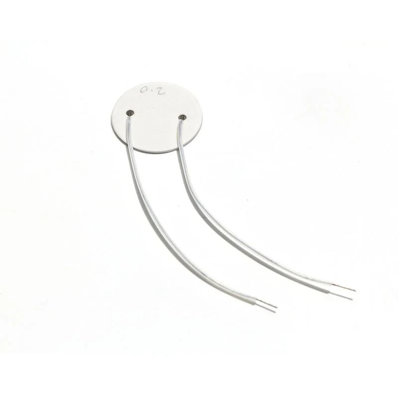 Plaque chauffante ronde en céramique haute température Φ25MM, diamètre 25MM 5V1.5W 12V9W 24V36W, sortie parallèle intermédiaire 27ohms