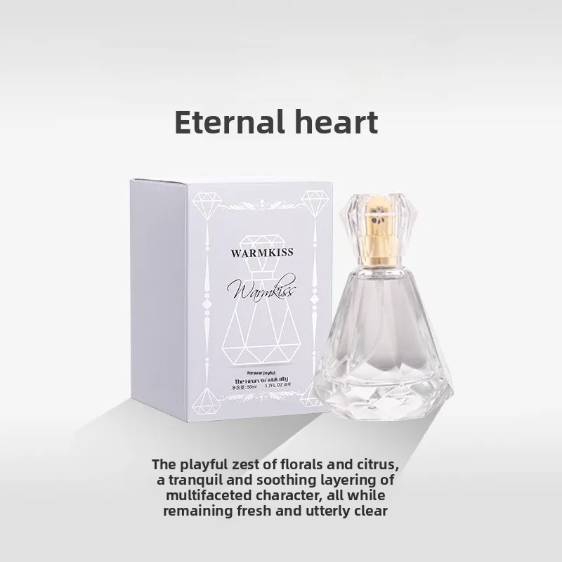 انفجار المشاهير الإنترنت كريستال الحب المحيط القلب الماس العطور خفيفة دائمة الرجال والنساء العطور بالجملة