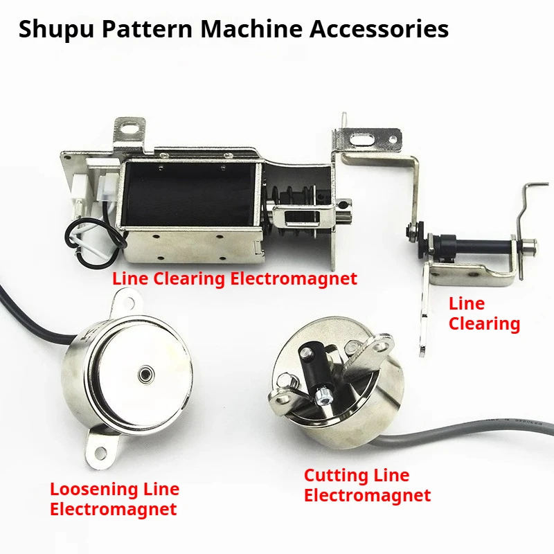 

Dual Solenoid Kit for Shunpu Computerized Pattern Machine - Thread Trimming & Releasing Electromagnet OEM Standard