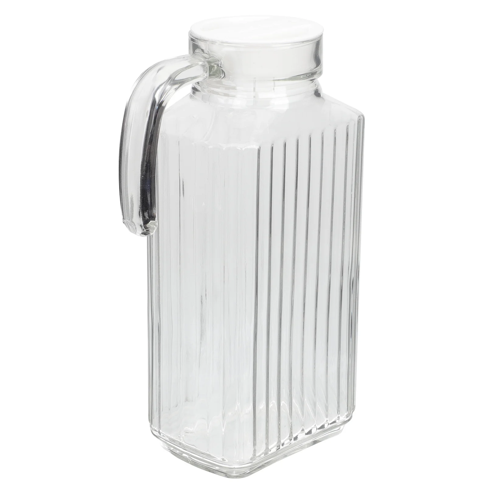 غلاية مياه باردة زجاجية ذات سعة كبيرة، حامل مشروبات محمول، إبريق مياه مانع للتسرب للاستخدام المنزلي، حاوية شاي مثلج #2