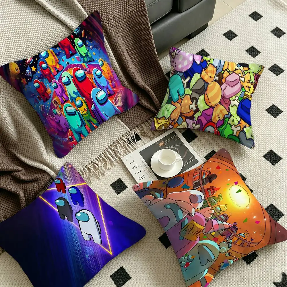 Invader ZIM Pillowcase toon Gift Cushion Cover Bedroom Home Sofa Chair Seat Decor pillow case