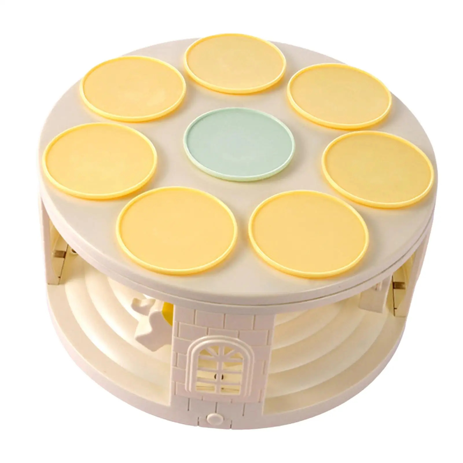 Revolving Carousel Cupcake Holder Display Holder for Bakery Banquet Supplies