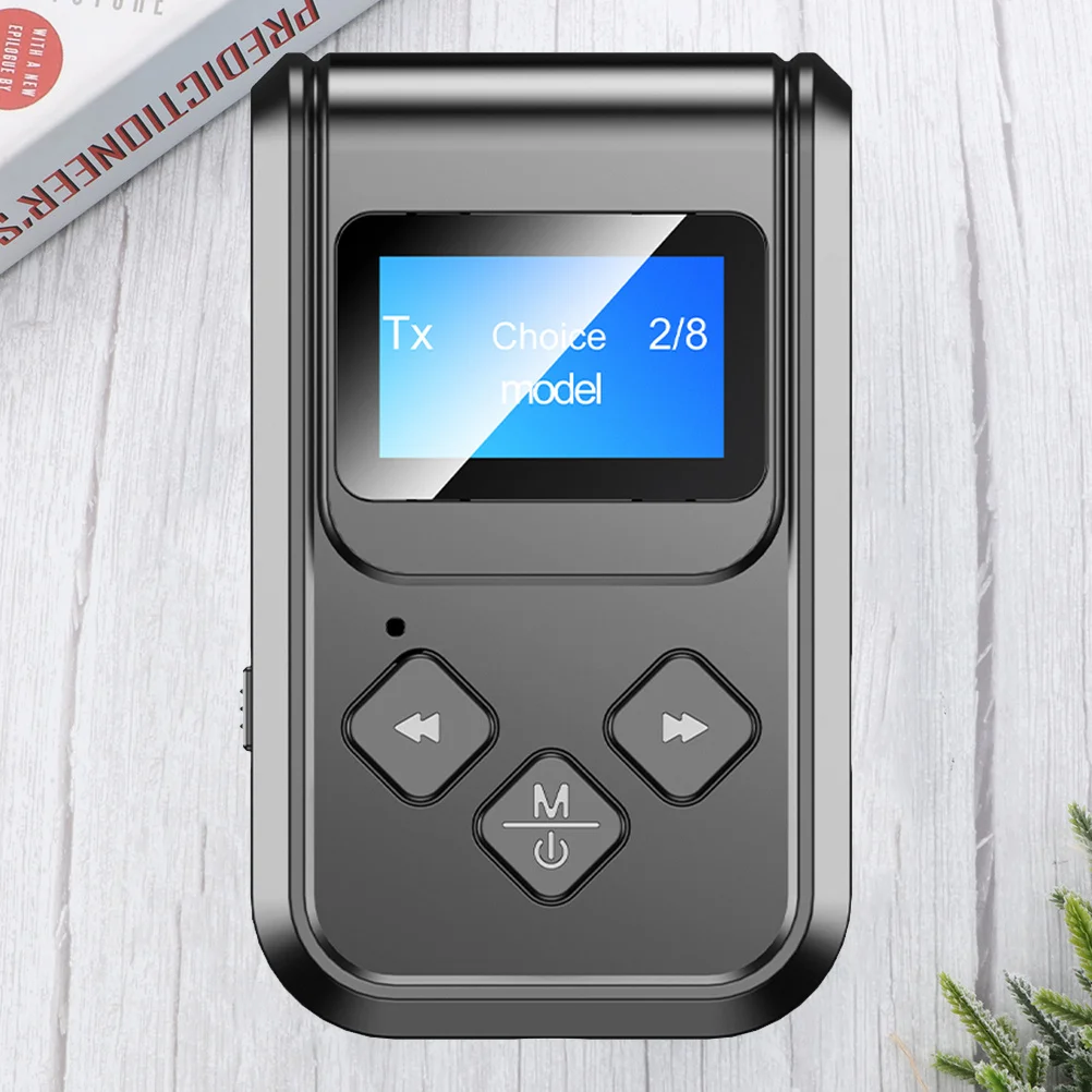 1 قطعة محول الصوت اللاسلكي 5.0 شاشة Lcd عرض واضح المنزل المنزلية في الهواء الطلق النوم استخدام المدمجة متعددة الوظائف الضوضاء #6