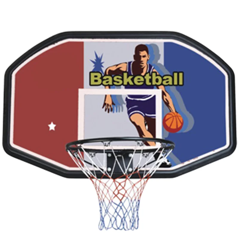 

Professional Adjustable Floor-Type Simple Basketball Board PE Backboard Movable and Lifting for Wall Shots 2025