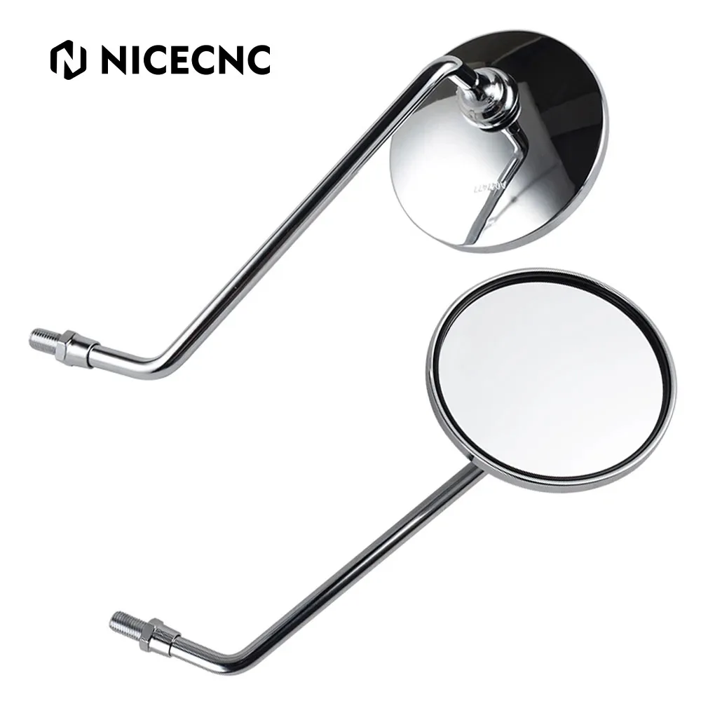 Motorcycle Rear View Mirrors M10*1.25 Side Mirror for Honda CB200 CB200T CB350 CB350G CB350 CB400F CB450 CB500 CB550 CB650 CB750