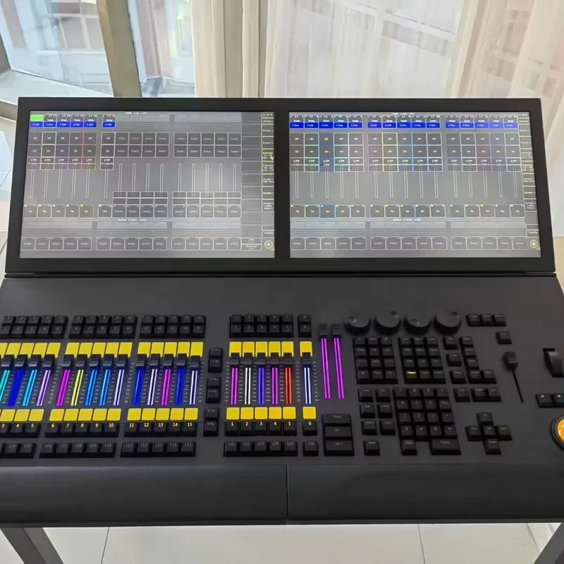 Professional Stage Light DMX Controller for Grand MA2 Console with 120G SSD Core i7 CPU 8G RAM RGB Backlight Dmx512
