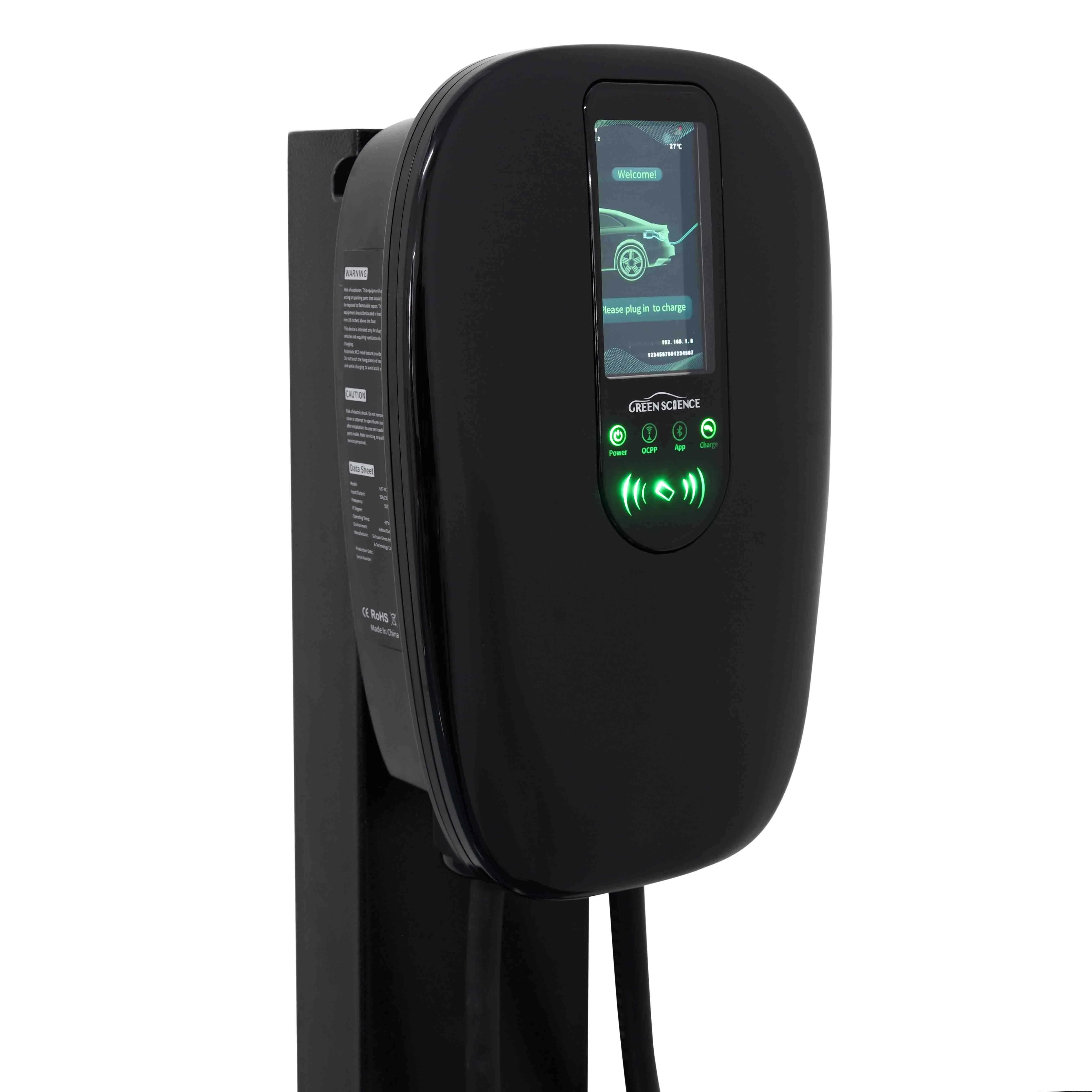 

Home Evse Wallbox Plug Charge AC 7 Kw Ev Charger Type 2 Electric Car EV Charging Station