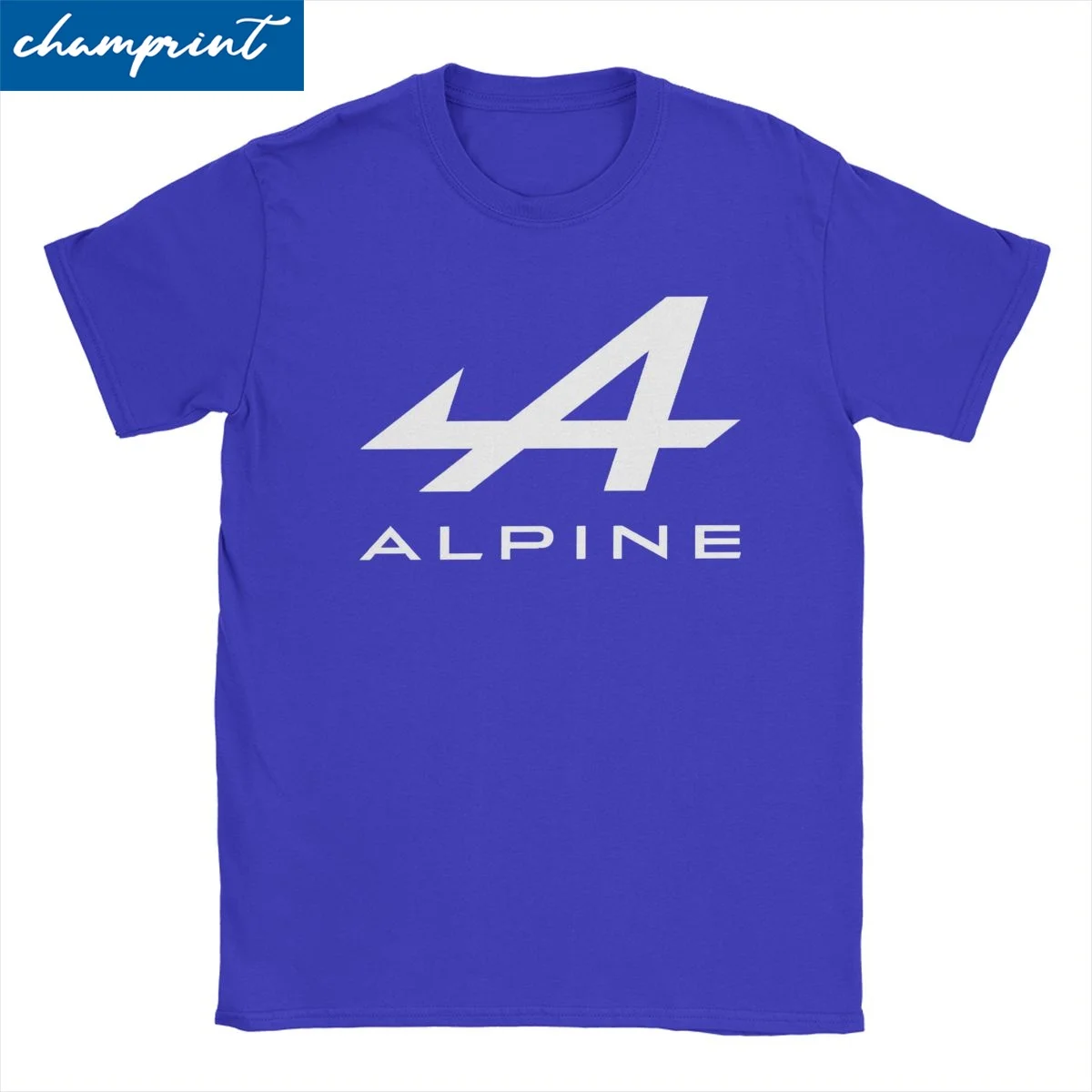 Alpine Car 110 Logo T-Shirt Men Women Racing Novelty 100% Cotton Tee Shirt O Neck Short Sleeve T Shirt Printing Clothes