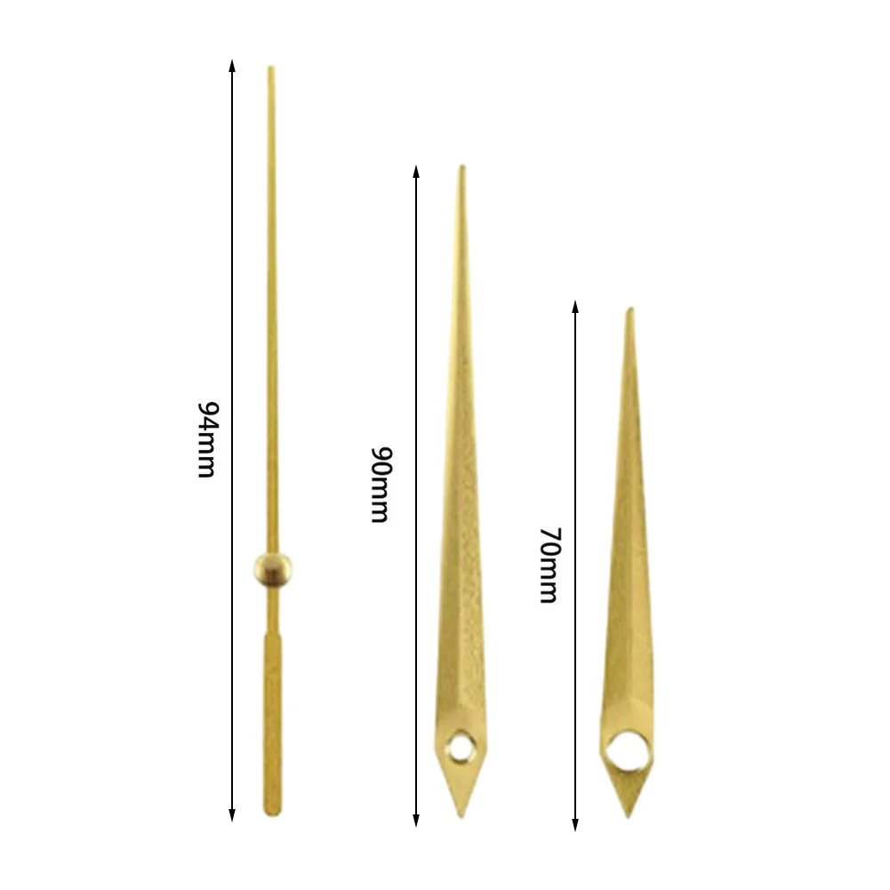 Metal Clock Hand Kit 12 Pairs for DIY Clock Assembly and Movement Repair Parts Suitable for Various Clock Applications