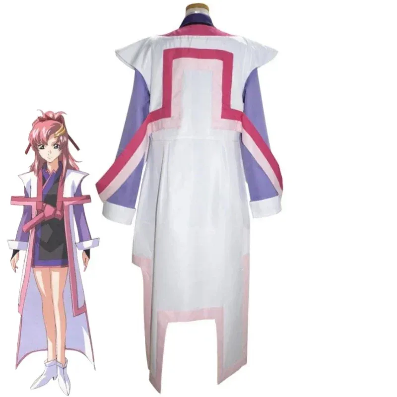 Цианиме мобильный костюм Gundam SEED Lacus Clyne косплей костюм розовый парик PLANT кимоно униформа Хэллоуин сценический костюм