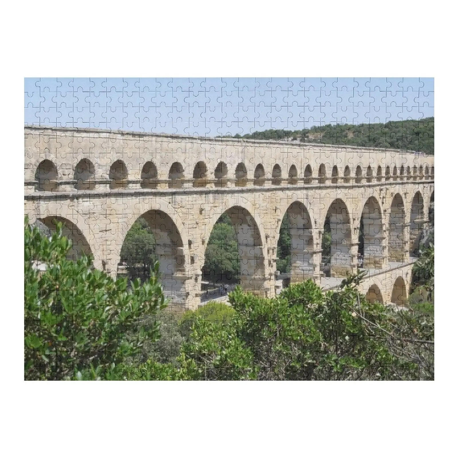 

Pont du Gard во Франции Пазл с деревянными композициями для детей Детские деревянные персонализированные имя на заказ Подарочная головоломка для детей