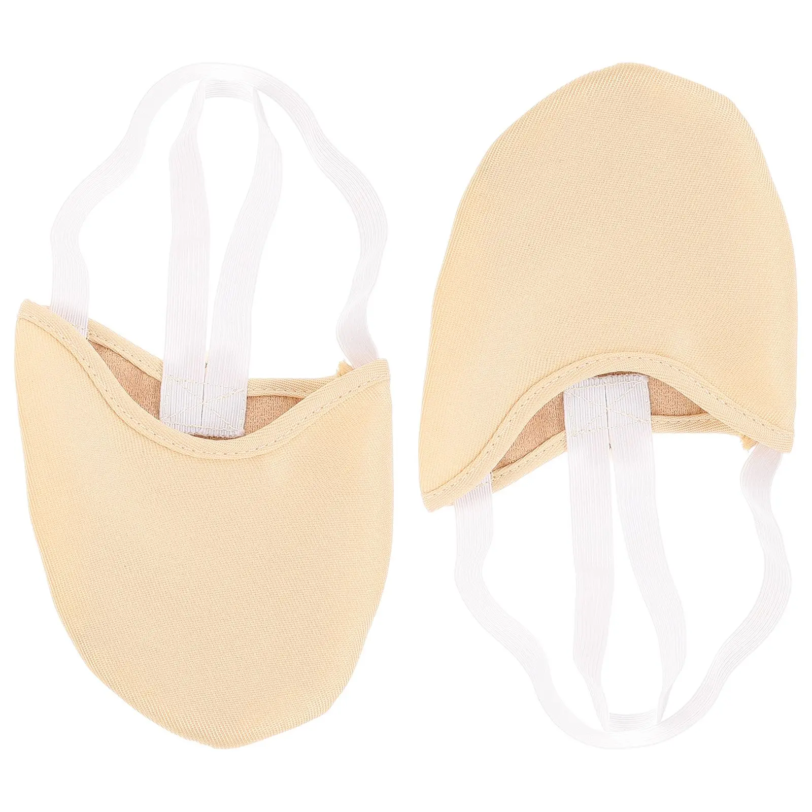 Dance Shoes Women Ballet Toe Protectors Breathable Guards Pouches Forefoot Pads Non Slip Soles Soft Bottom Lightweight Practice