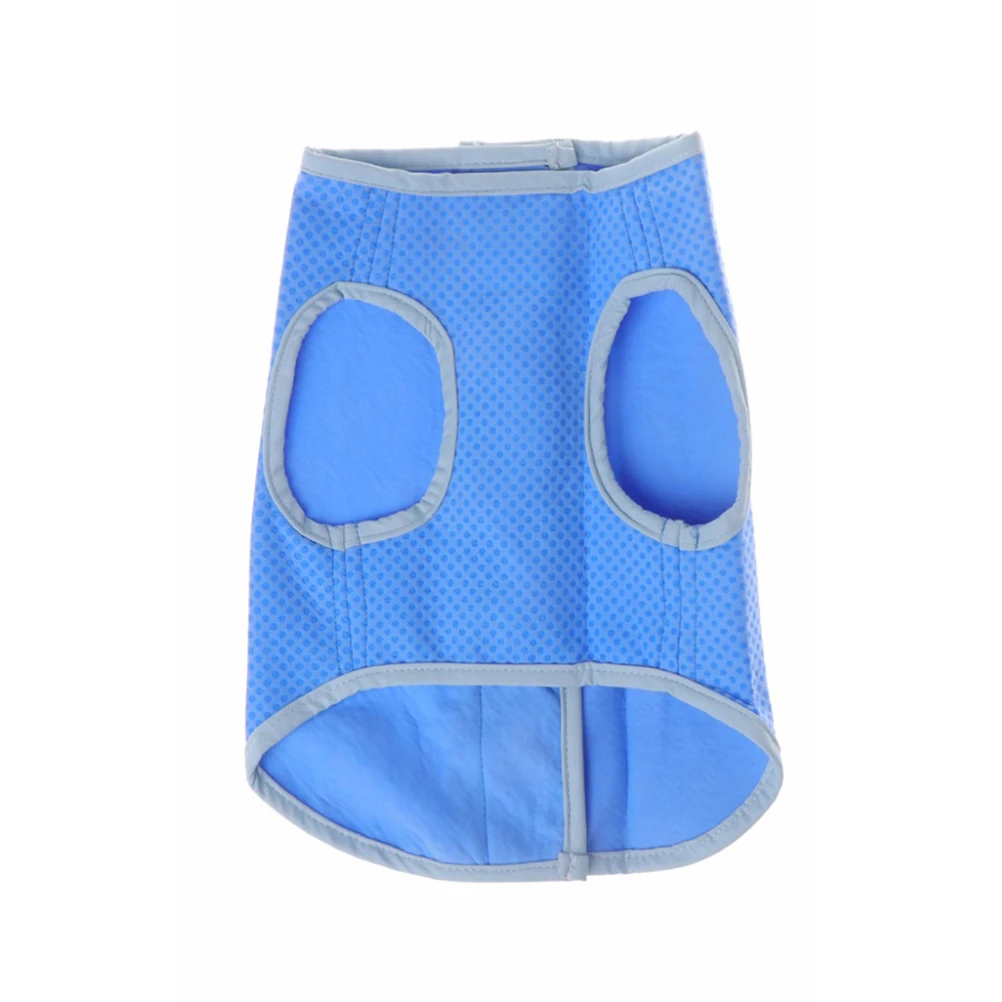

1pc Dog Pet Lightweight Vest Fit Washable Small Dogs Puppy Cooling Pet Cooling Coat Vest Outdoor Gift Blue