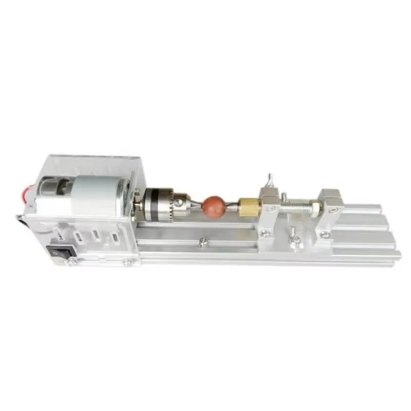 Hot! Mini Pearl Lathe DIY Beads Making Machine Grinding Polishing Woodworking
