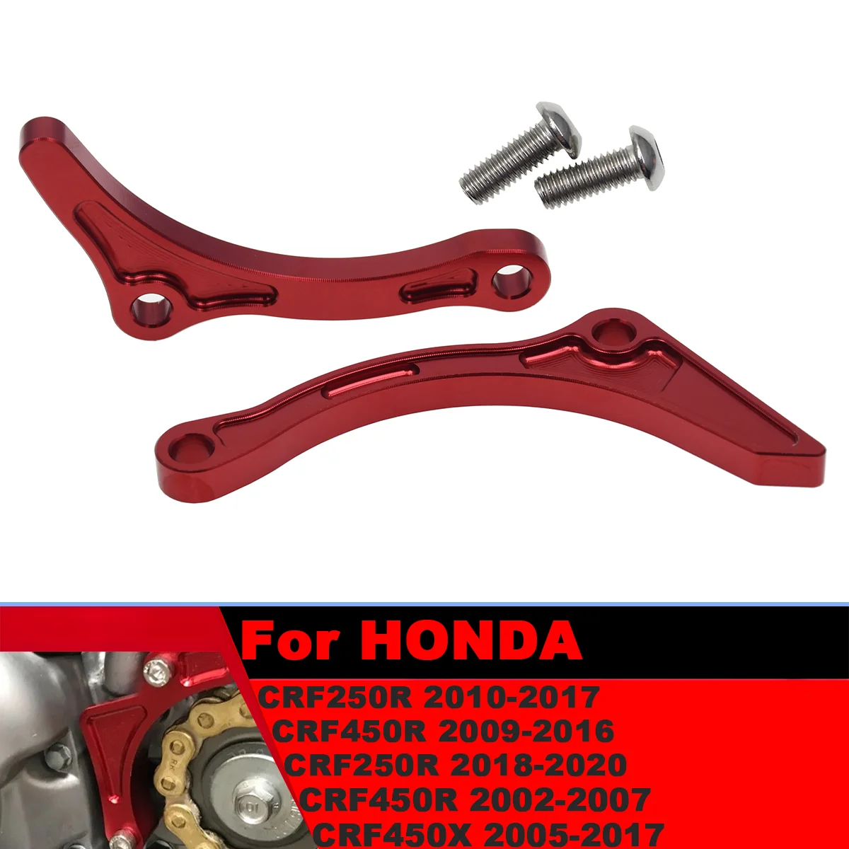 

Motorcycle CNC Engine Case Plate Saver Gurad Protector For Honda CRF250R CRF450R CRF450X CRF 250R 450R 450X 2010-2018 2019 2020