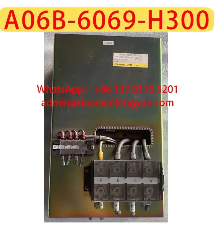 Original Genuine A06B-6069-H300 Used Drive Module，A06B 6069- H300，The shipment will be arranged after passing the test