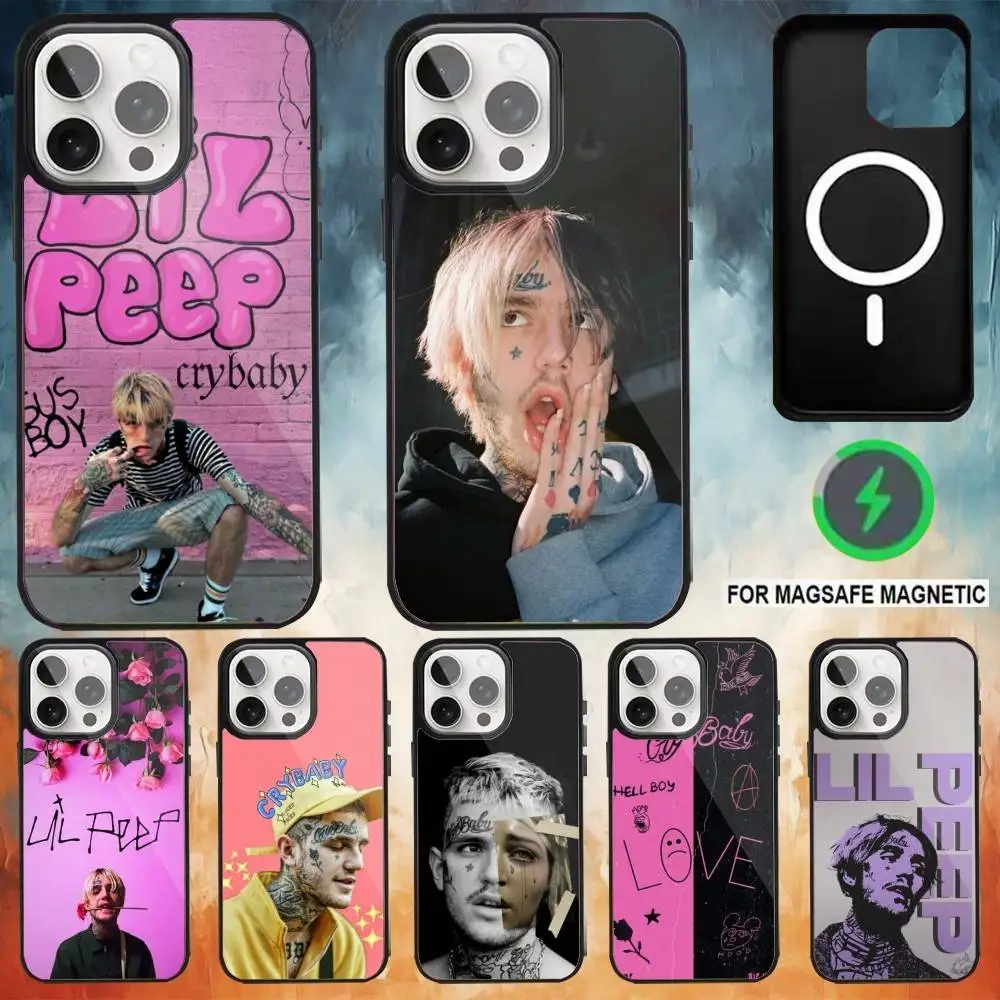 

Lil Peep Hellboy Love Phone Case For iPhone 17,16,15,14,13,12,Plus,Pro,Max For Magsafe Magnetic Wireless Charge