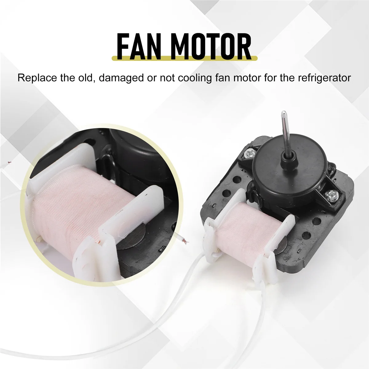 Refrigerator Freezer Cooling Fan Motor for LG Fan Motor (Thin Version) Asynchronous Motor