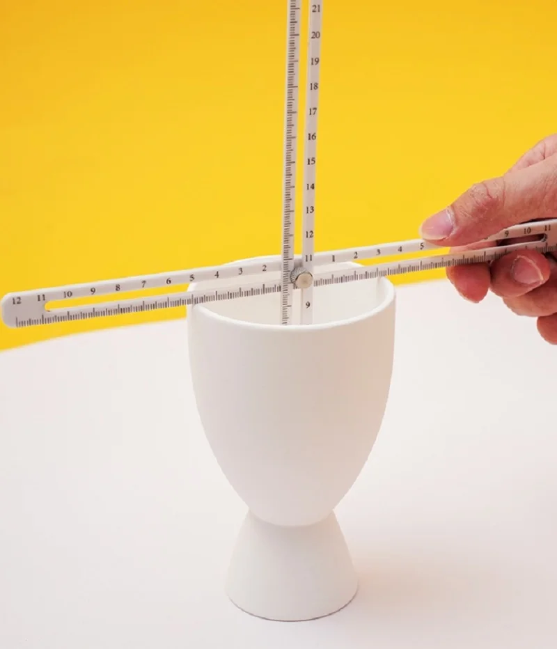 Ceramic Measurement Kit Multifunctional Depth Thickness Calibers Measurer Ruler DIY Pottery Handicrafts Size Measuring Tool