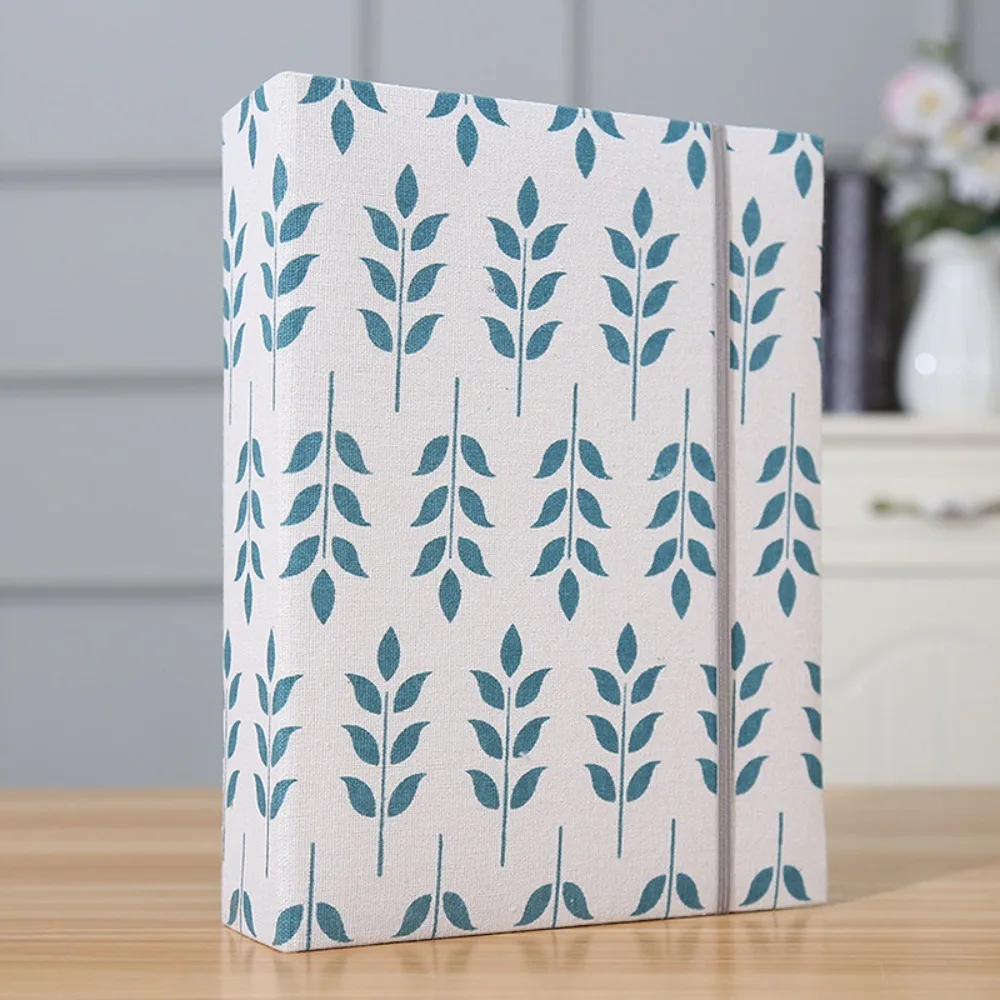 

6 Inch Fabric Photo Album 200 Slots Large Capacit Photocard Holder Insert Style Thickened Children Growth Memorial Booklet