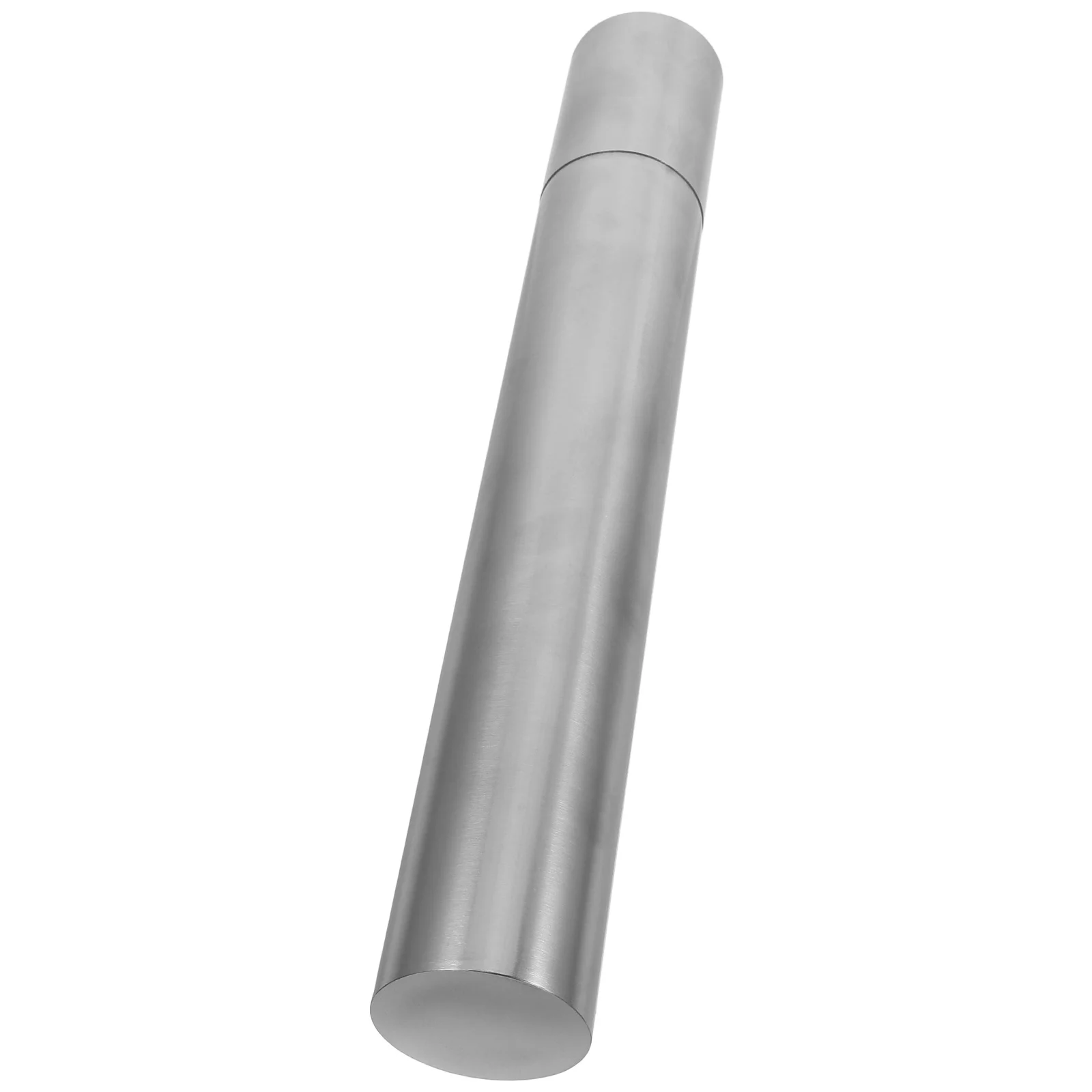 스테인리스 스틸 증명서 튜브 대용량 휴대용 문서 홀더 출생 증명서 보호기 방수 저장 실린더