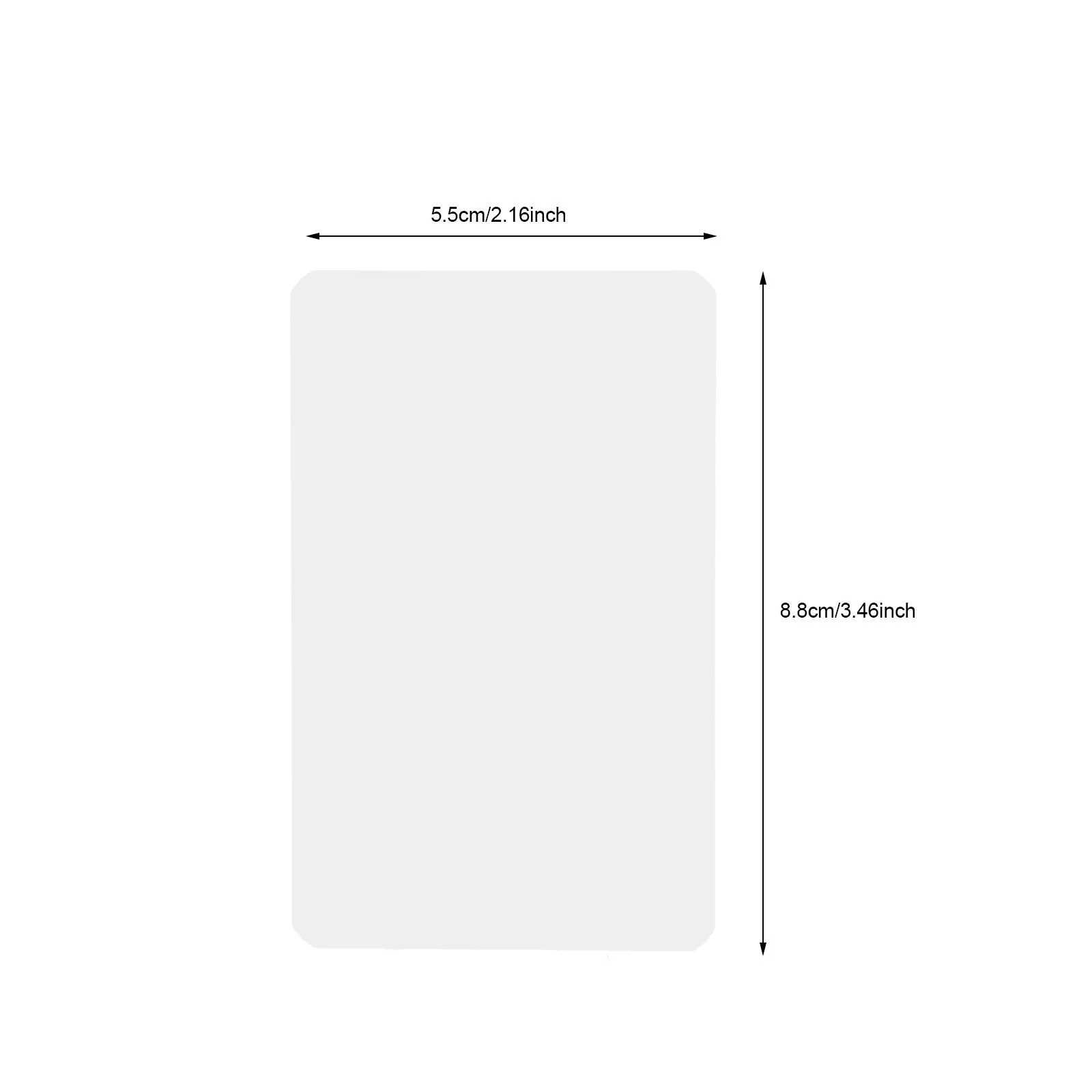 200Pcs Blank Cards DIY Double-Side Empty Postcards for Students Writers Readers Craft Projects Page Markers Gift Idea