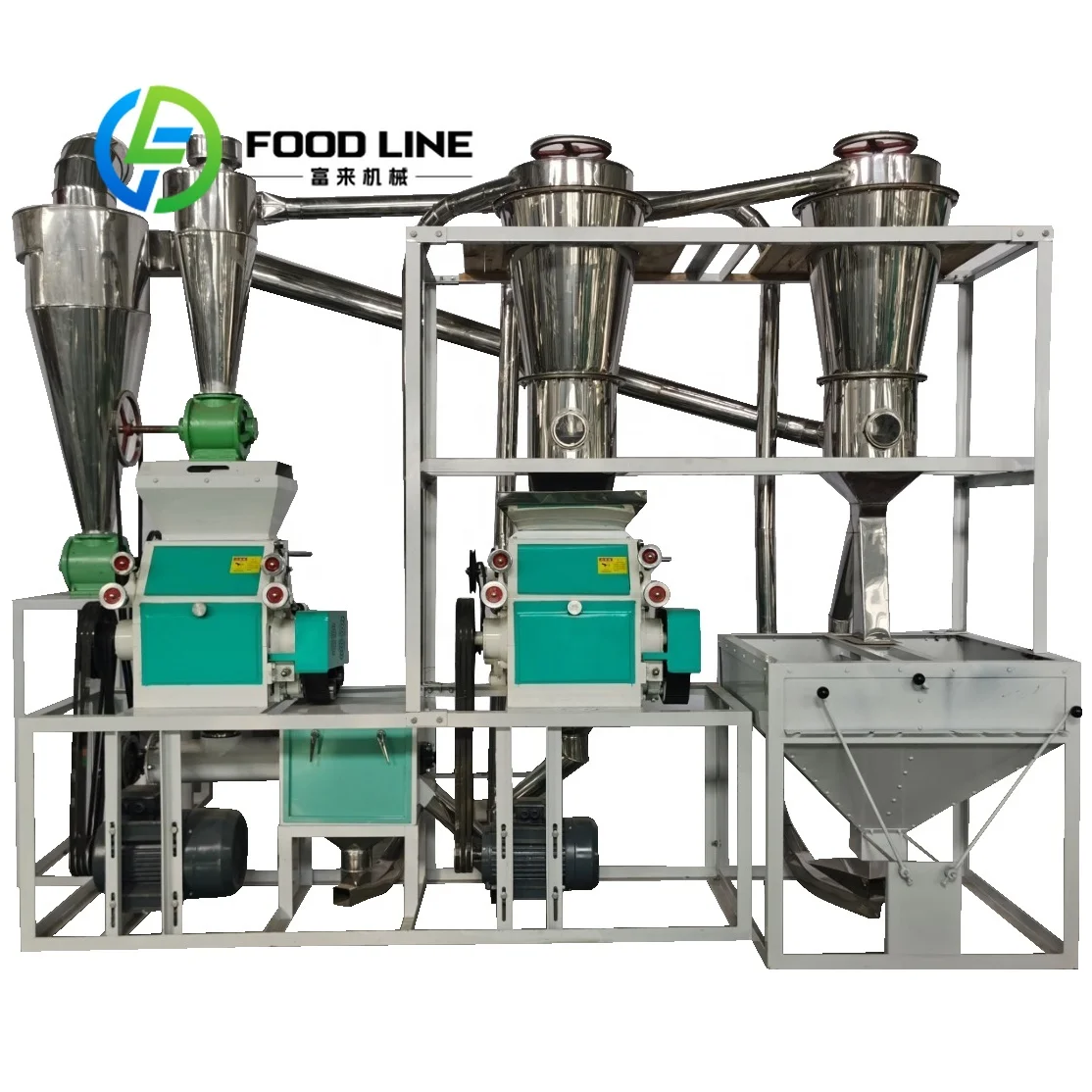 Fresadora de harina de trigo y mandioca de maíz de alta calidad para la industria de granos de Ghana, precio competitivo, núcleo de Motor esencial