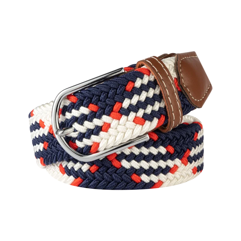 107/120/130CM Fashion Female Elastic Casual Stretch Woven Belt Unisex Canvas Elastic Belts for Women Jeans Pin Buckle Men Belt