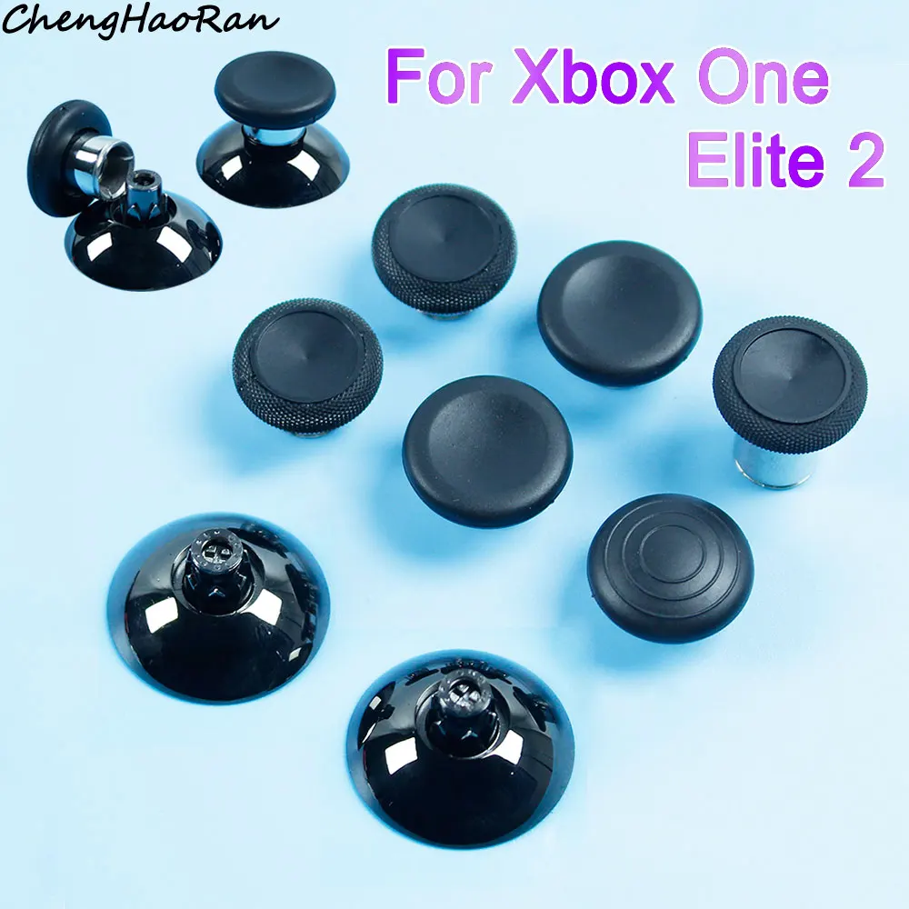 1 Set 3D Analog Joystick Buttons and Remote Stick Base For Xbox One Elite 2 Game Controller Metal Button Replacement Accessories