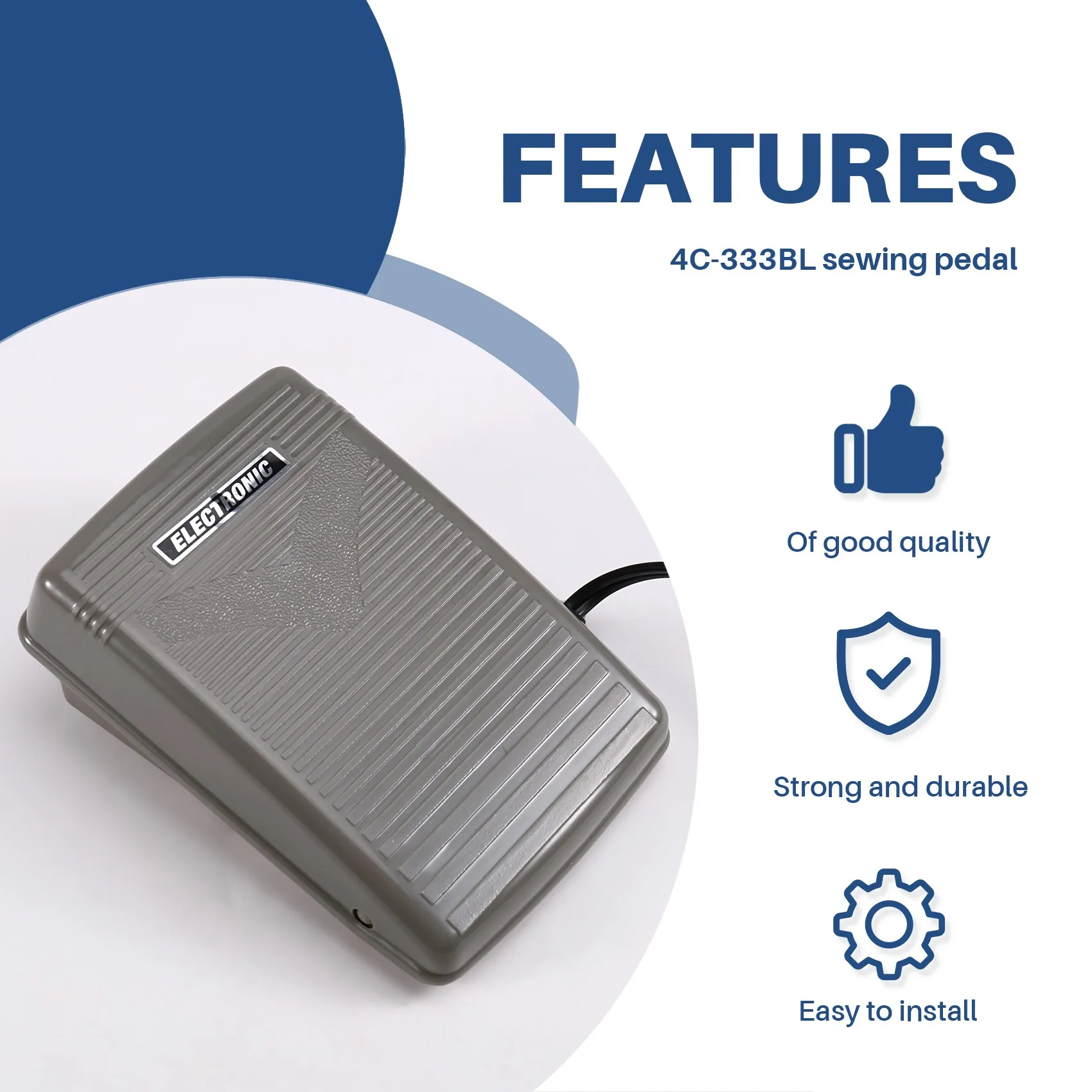 

Педаль управления швейной машиной L60A 2X, ножной переключатель для Singer