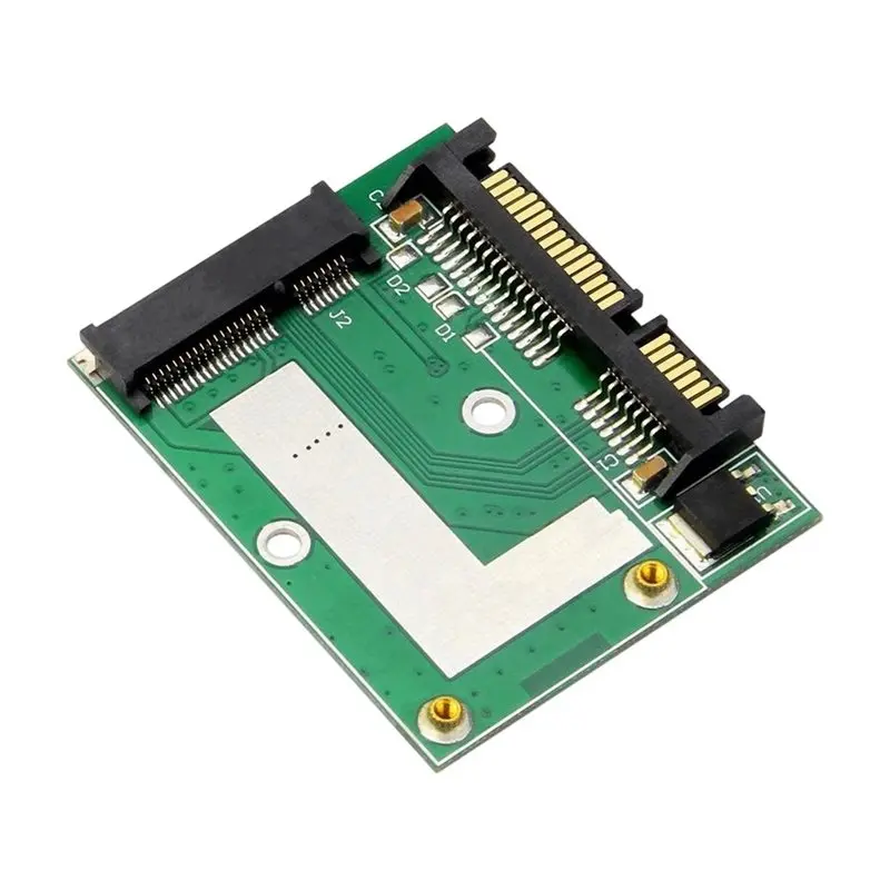 A93PHOT! MSATA SSD To 2.5'' SATA 6.0Gb Adapter Converter Card Riser Module Mini PCIE SSD MSATA To SATA 3.0 Expansion Card Board