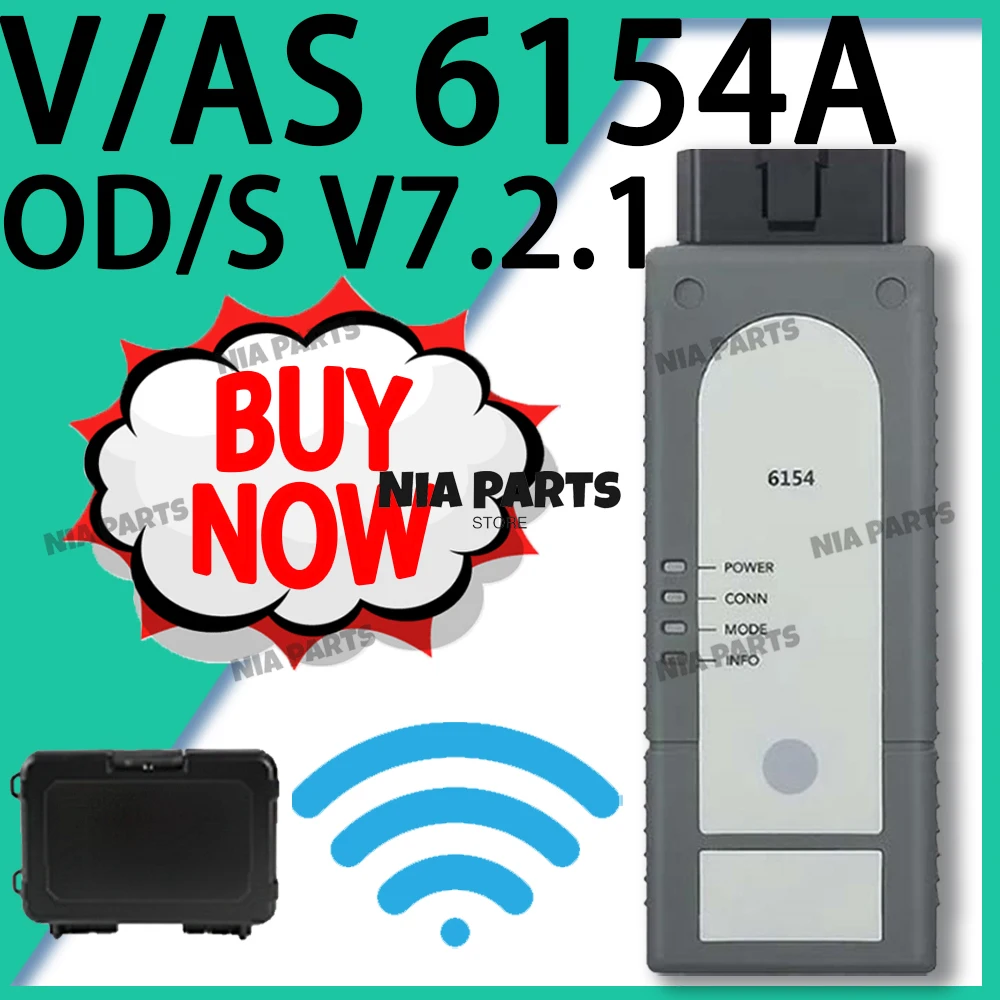 V-AS 6154A ODIS V7.2.1 с Wi-Fi OBD2 Считыватель кодов Сканер для программирования, инструменты для проверки автозажига, настройка Ремонтное устройство VA-S 6154