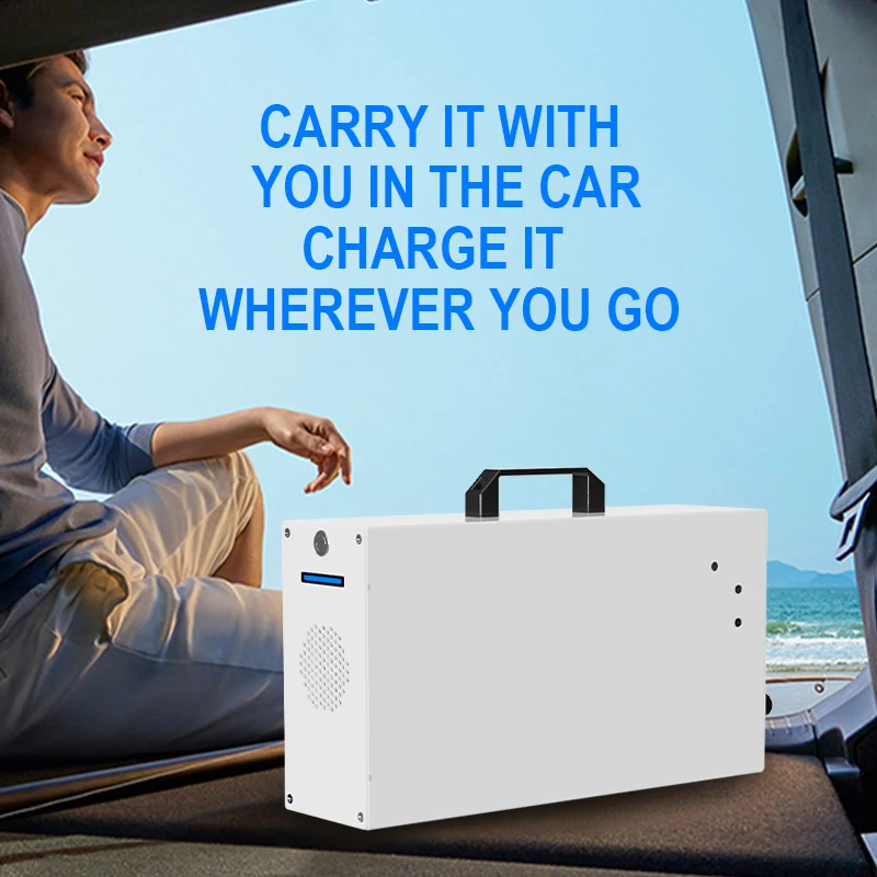 2025 Olink Portable DC Charger for Electric Vehicles, Compact EV Charging Station for Home & Travel, Fast Charging Solution