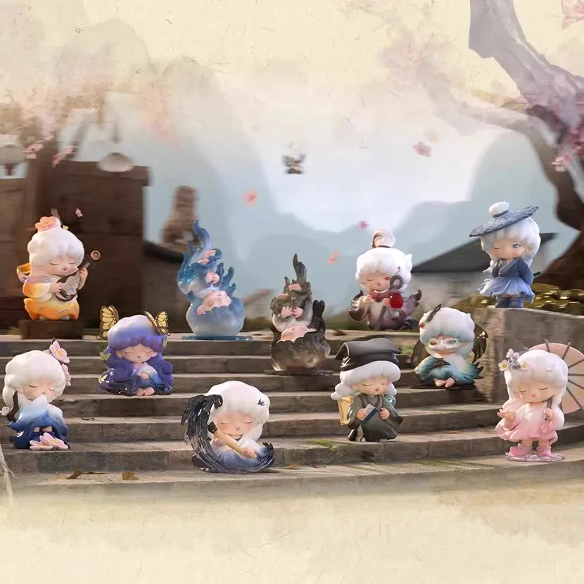 

YUMO Strange Storie About Dreams Series Blind Box Anime Figure Cartoon Doll Desktop Ornament Toy Mystery Box Girl Gifts