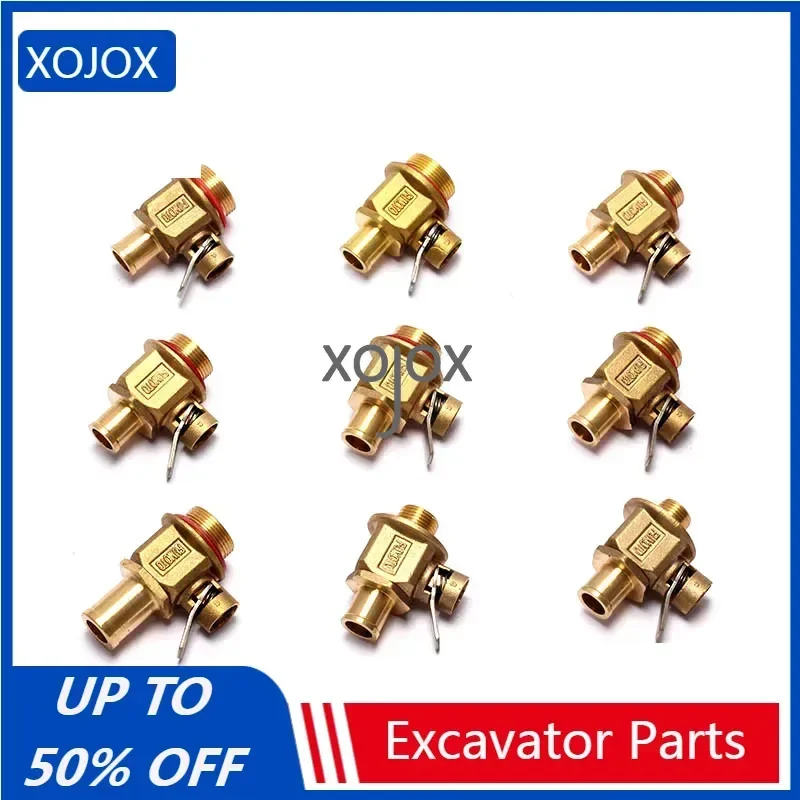 XOJOX For Kobelco Carter Hitachi Komatsu Daewoo Excavator Parts Auto Engine Oil Pan Oil Drain Valve Switch Assembly High Quality