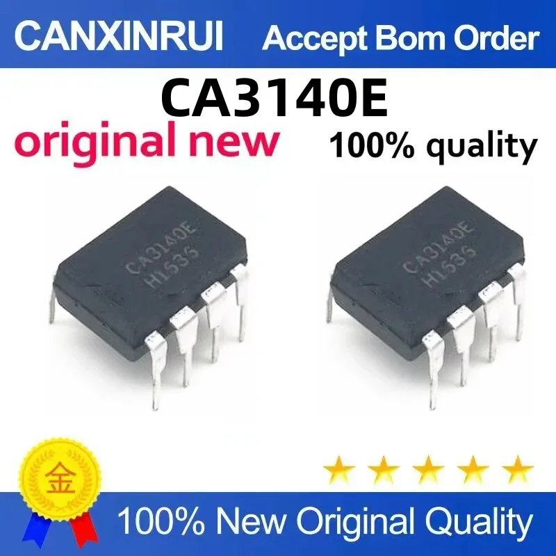(10-300piezas)Brand new in stock CA3140E DIP-8 INTERSIL operational amplifier, starting at one.