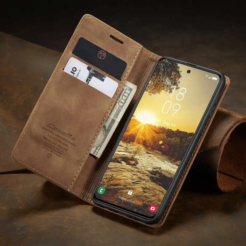 For Samsung Galaxy S24 Plus Case Cover Luxury Flip Magnetic Attraction Leather Wallet Phone Case For Samsung Galaxy S 24 Plus