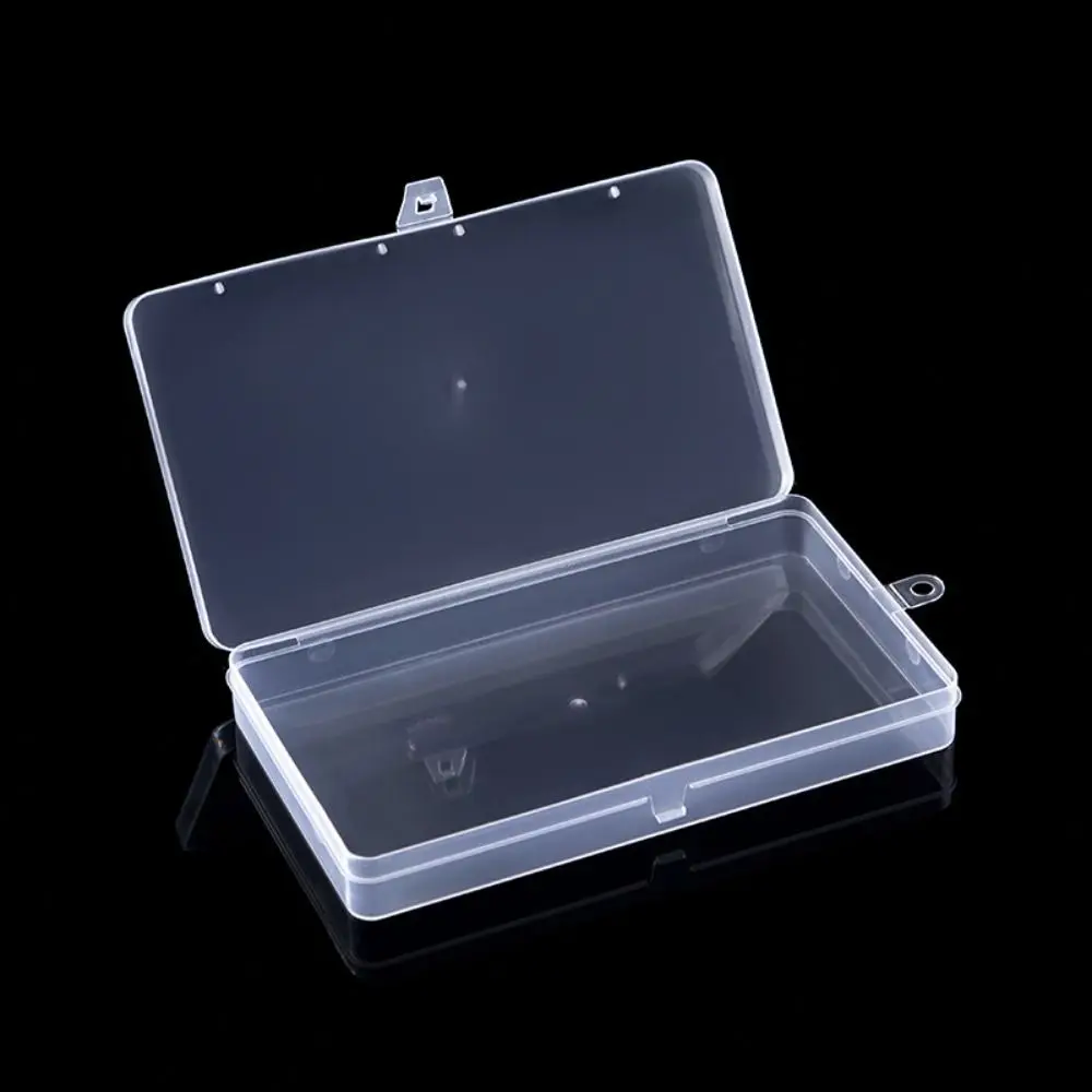 

Hot Square Storage Box Plastic Transparent Jewelry Beads Container Durable Sundries Organizer Power Tools Holder