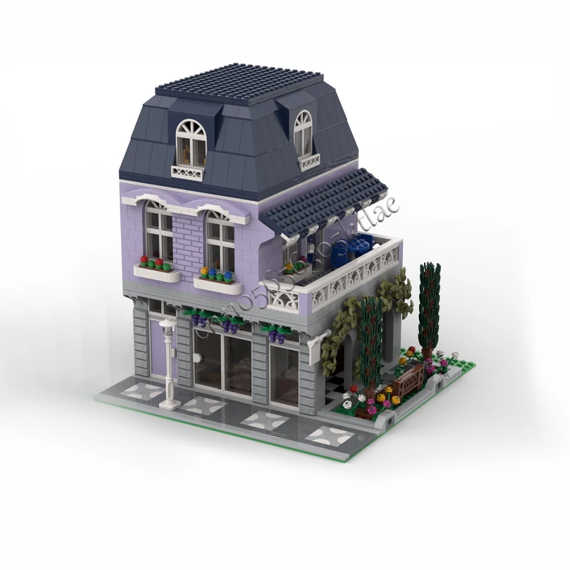 1977 قطعة الساخن بيع MOC النبيذ بار التفاصيل نموذج وحدات لتقوم بها بنفسك مجموعة اللبنات الاطفال الجمعية عرض اللعب مهرجان مفاجأة هدية #6