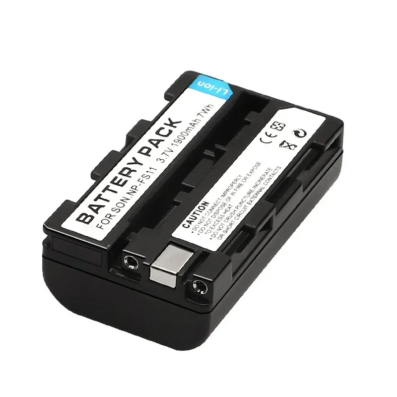 NP-FS11 Battery 3.7V 1900mAh Rechargeable Batteries and Charger for Sony DCR-PC1 PC2 PC3 PC4 PC5 DSC-F55K P1 Camera Battery