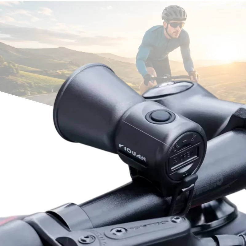 Bicycle Electric Horn 120dB High Volume Bike Electronic Bell Waterproof Easy Install Cycling Warning Horn For MTB Road Bike Hand