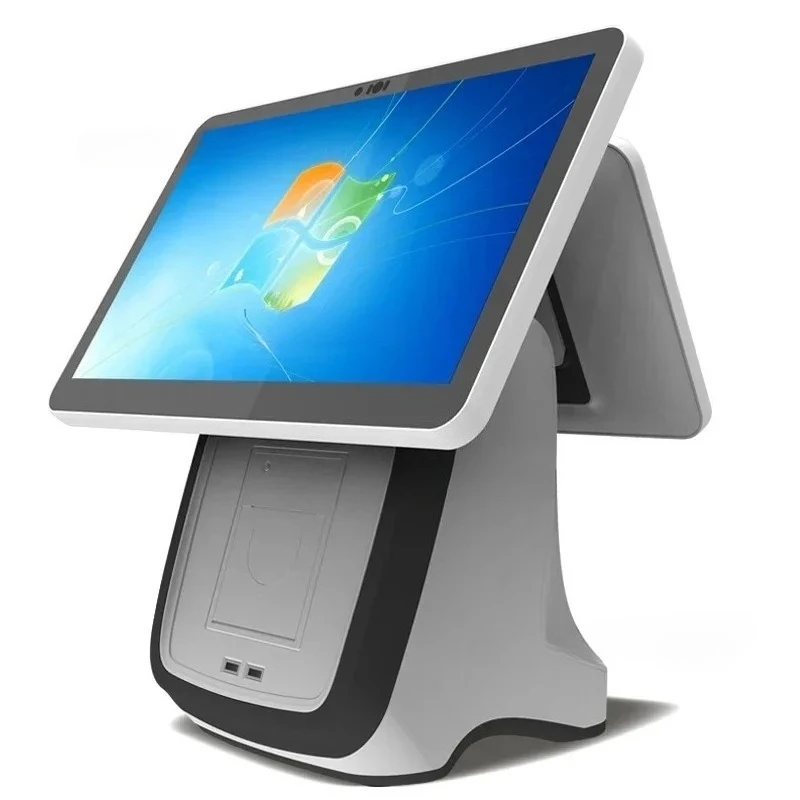 15.6 Inch 11.6 Inch All In One POS System with Built In Thermal Printer for Retail Store Supermarket Cash Payment