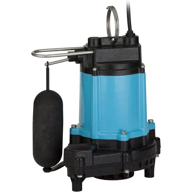 

10EC-CIA-SFS 115-Volt, 1/2 HP, 4020 GPH Automatic Cast Iron Sump/Effluent Pump with polypropylene base, integrated snap-action